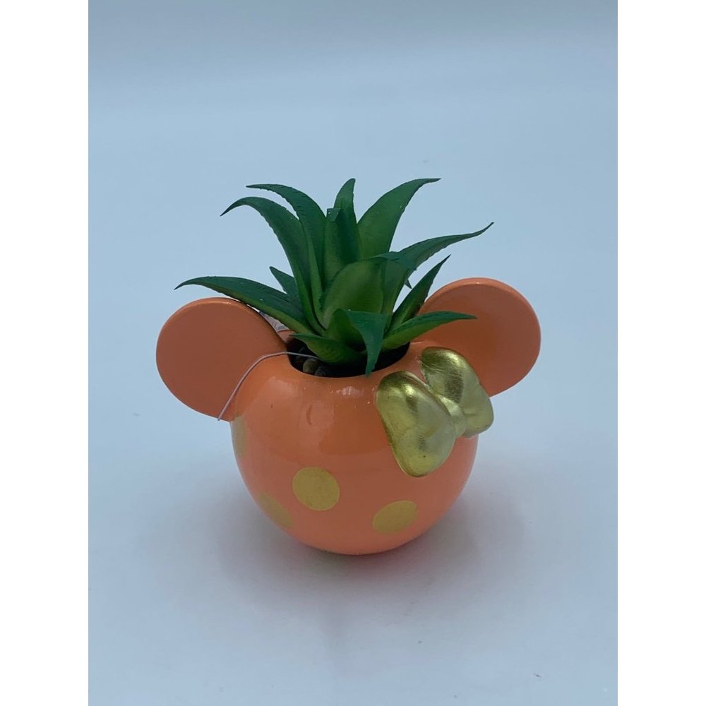 Disney Minnie Mouse Ceramic mini planter with Faux Succulent